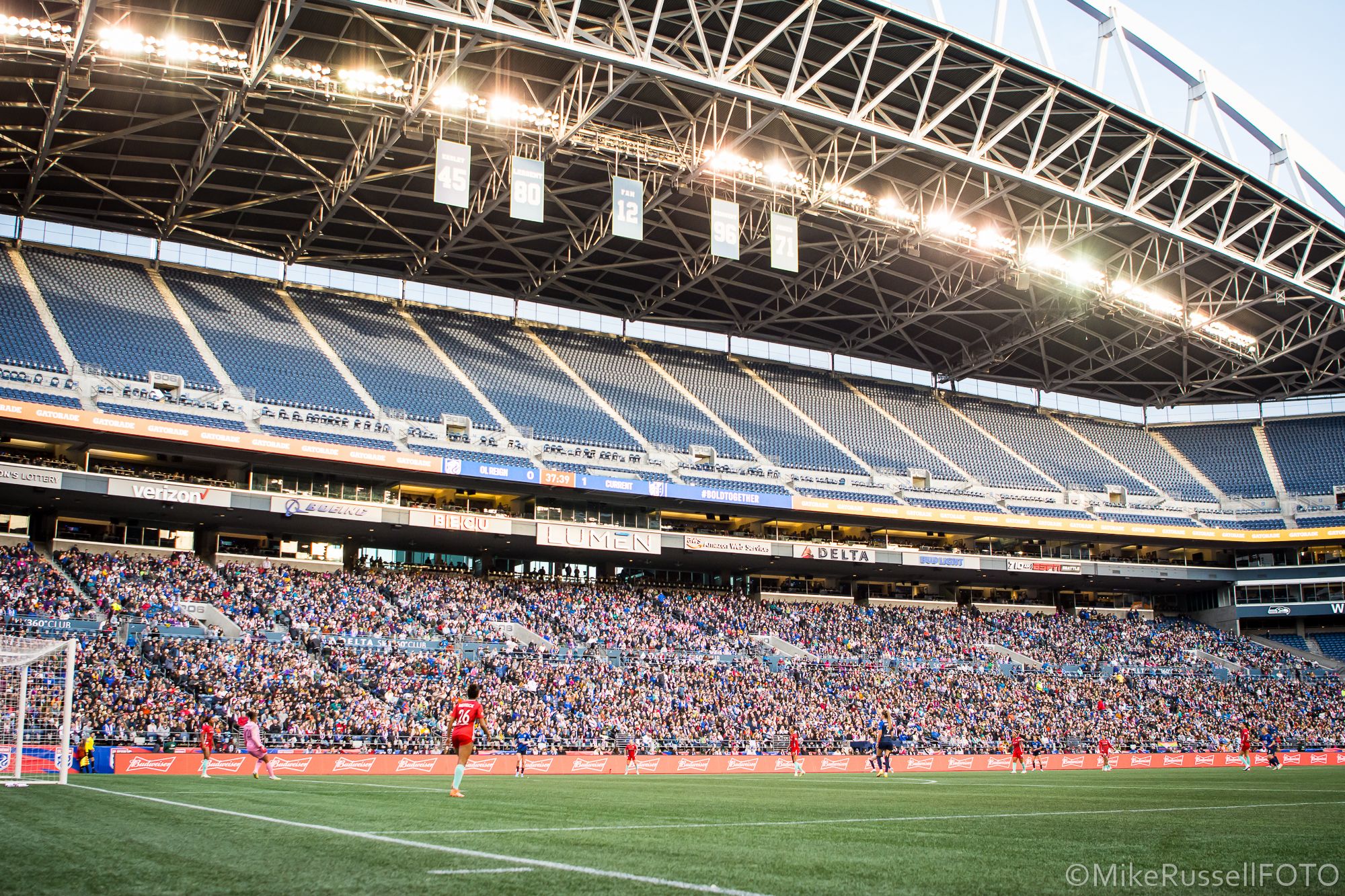 Lumen Field on X: Transforming from a football field to a soccer