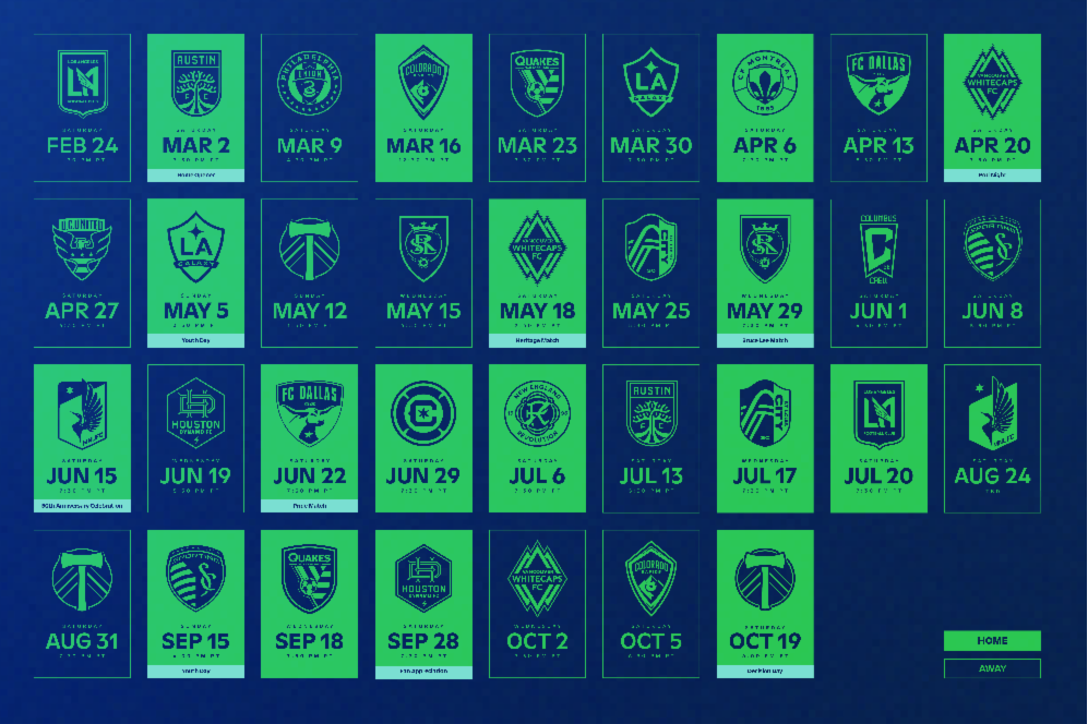 Seattle Sounders 2024 Schedule Road Opener at LAFC and Exciting